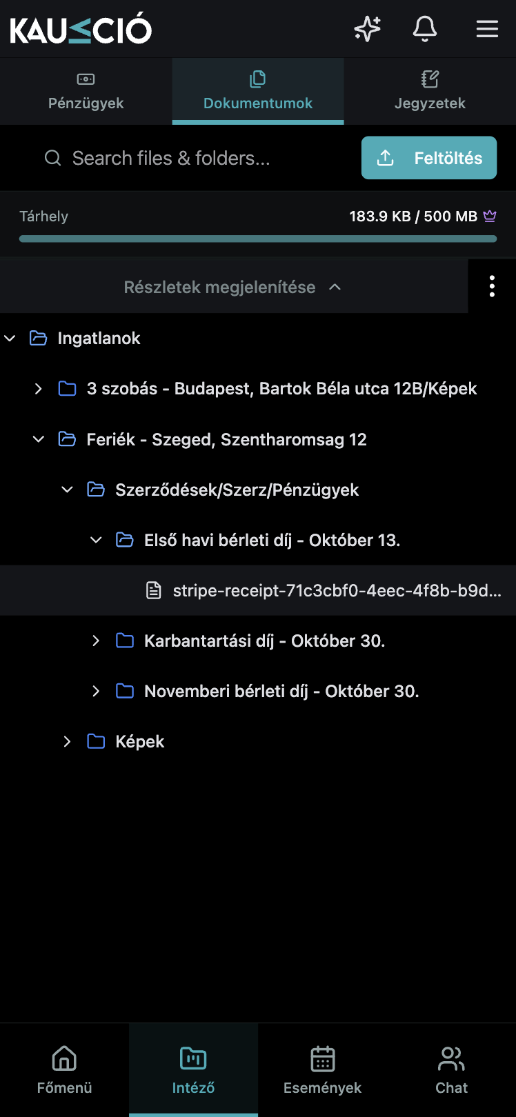 Dokumentumkezelés